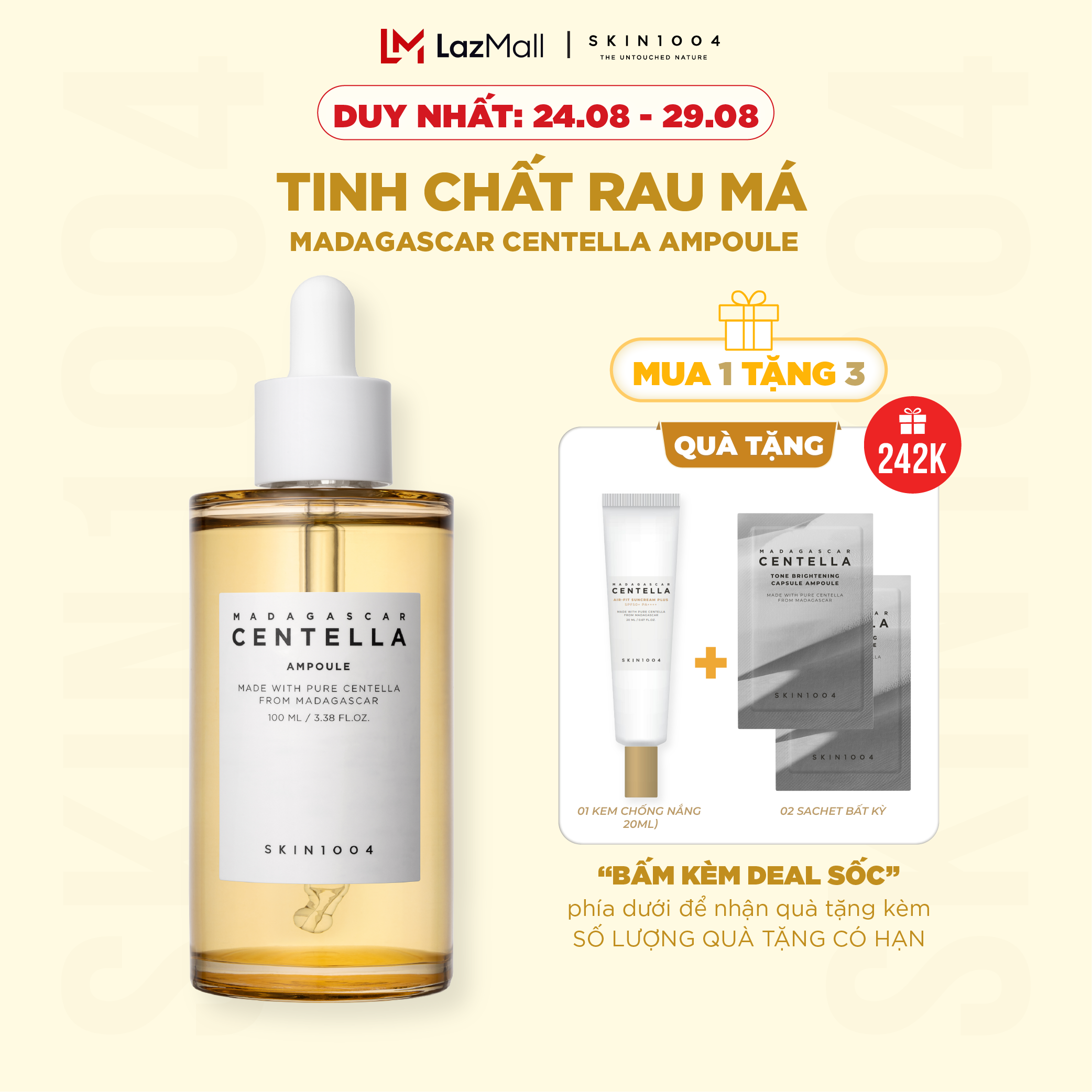 Tinh Chất Phục Hồi Làm Dịu Da SKIN1004 Madagascare Centella Ampoule 100ML
