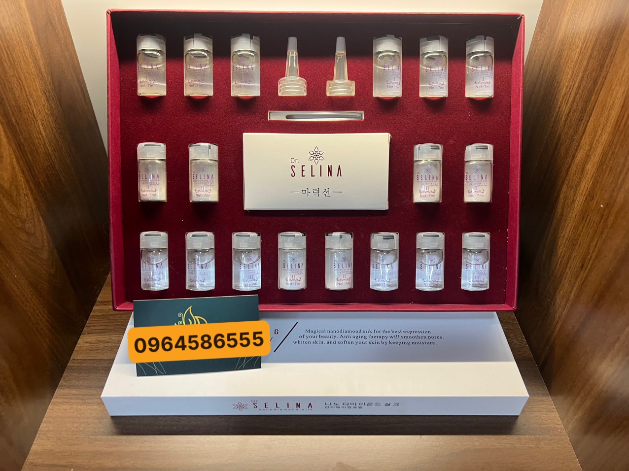 Cấy chỉ nano kim cương dr selina. chỉ nâng cơ căng bóng hàn quốc