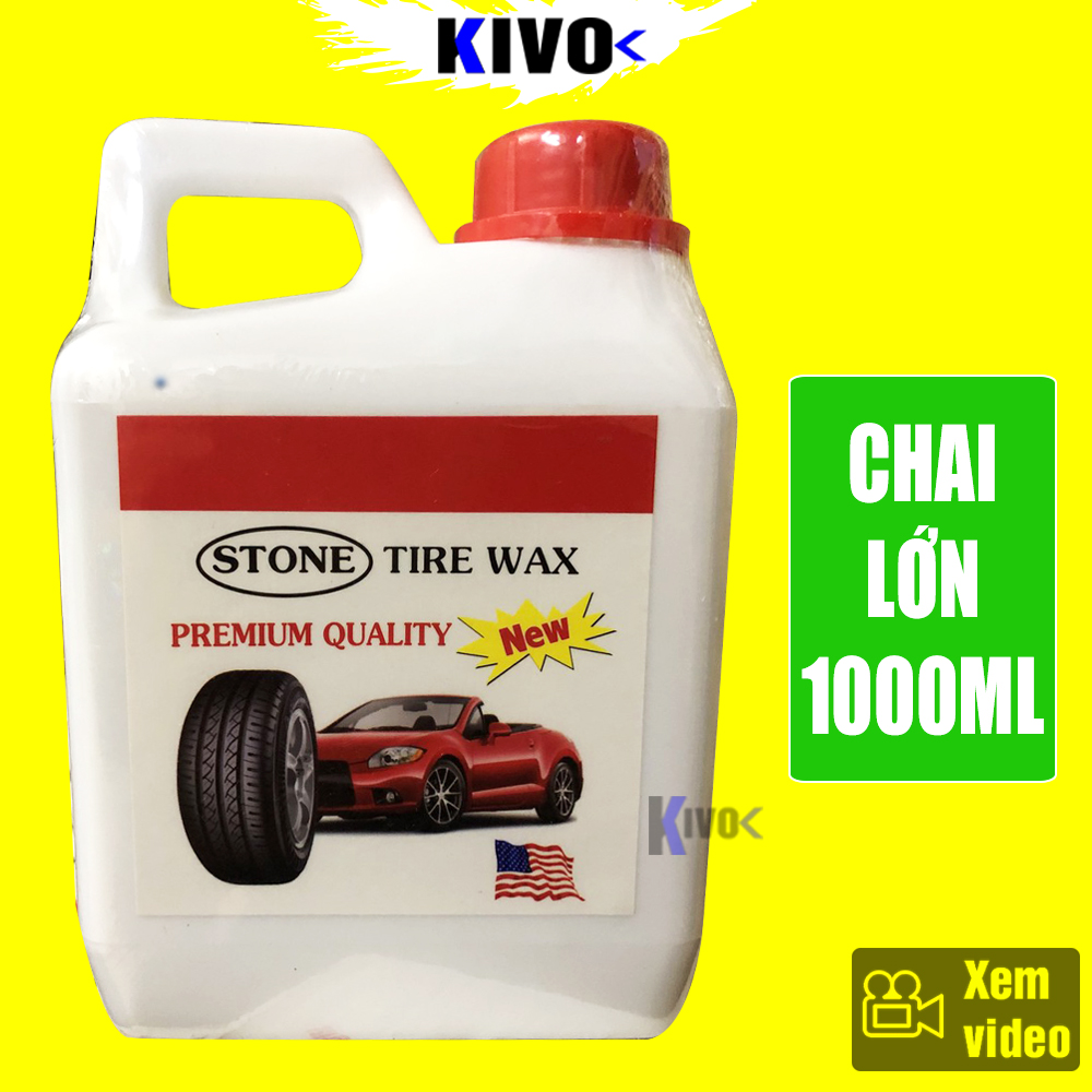 Bình dầu bóng vỏ xe đa năng s9 tire wax 1 lít làm sạch bề mặt bằng da , nhựa , simili , cao su , sơn - kivo