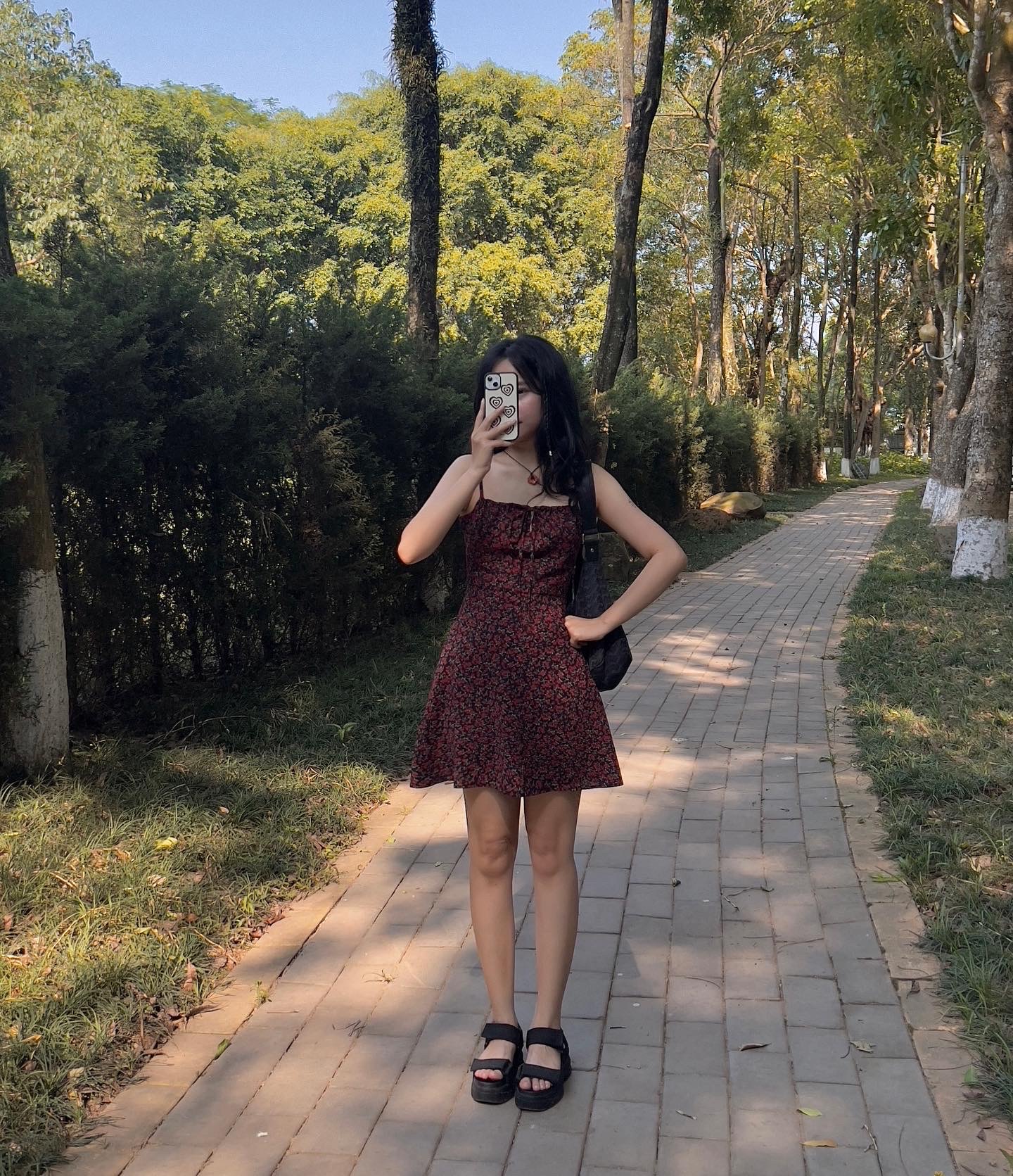 Váy 2 dây naked by v - mandarine dress