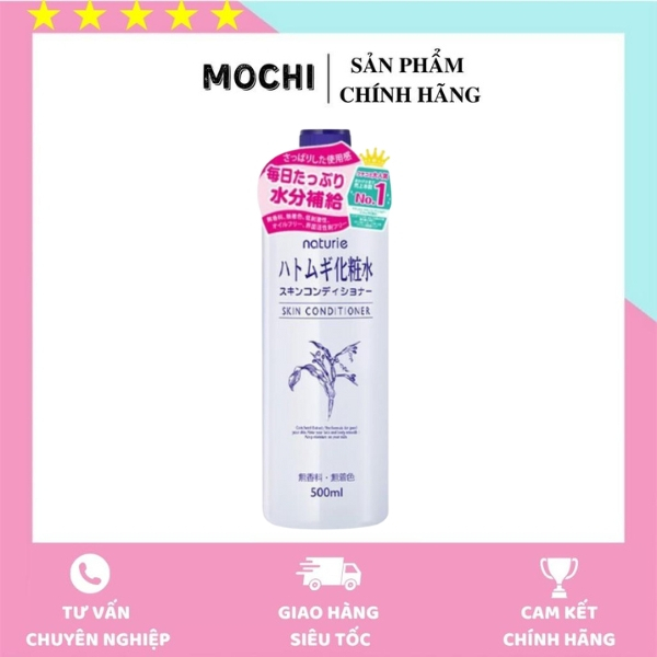 Nước hoa hồng ý dĩ hatomugi 500ml - nhật bản
