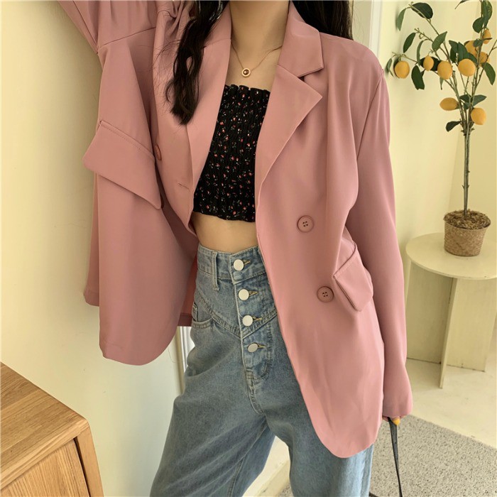 [HCM]Áo Blazer áo Vest nữ freesize chất cực đẹp kiểu dáng Hàn Quốc 2021