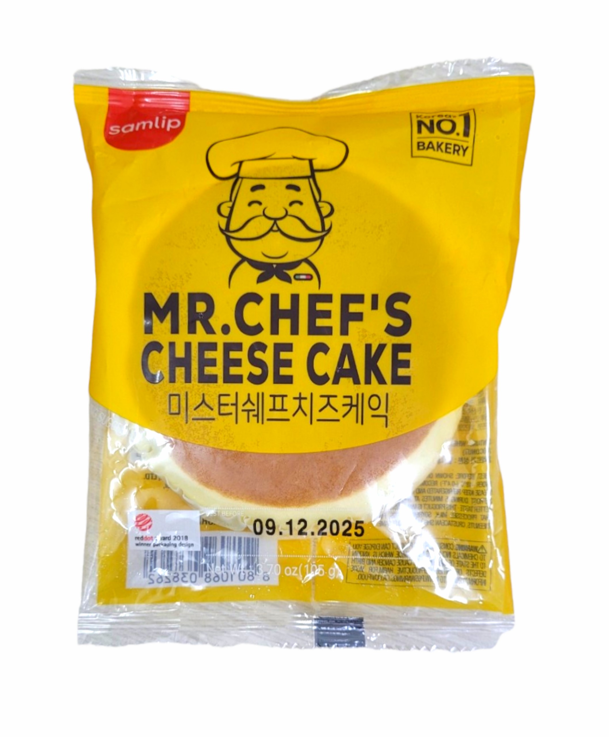 Bánh phô mai ông già Mr.Chef Samlip Hàn Quốc