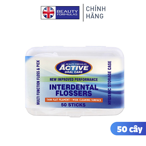 Tăm chỉ xỉa răng beauty formulas - nhập khẩu uk