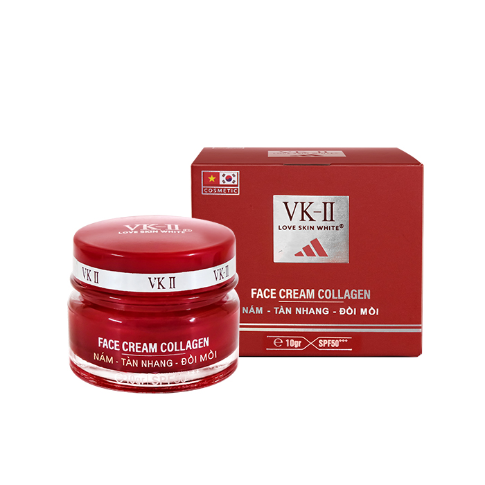 Kem dưỡng trắng da mờ nám tàn nhang đồi mồi VKII 10g