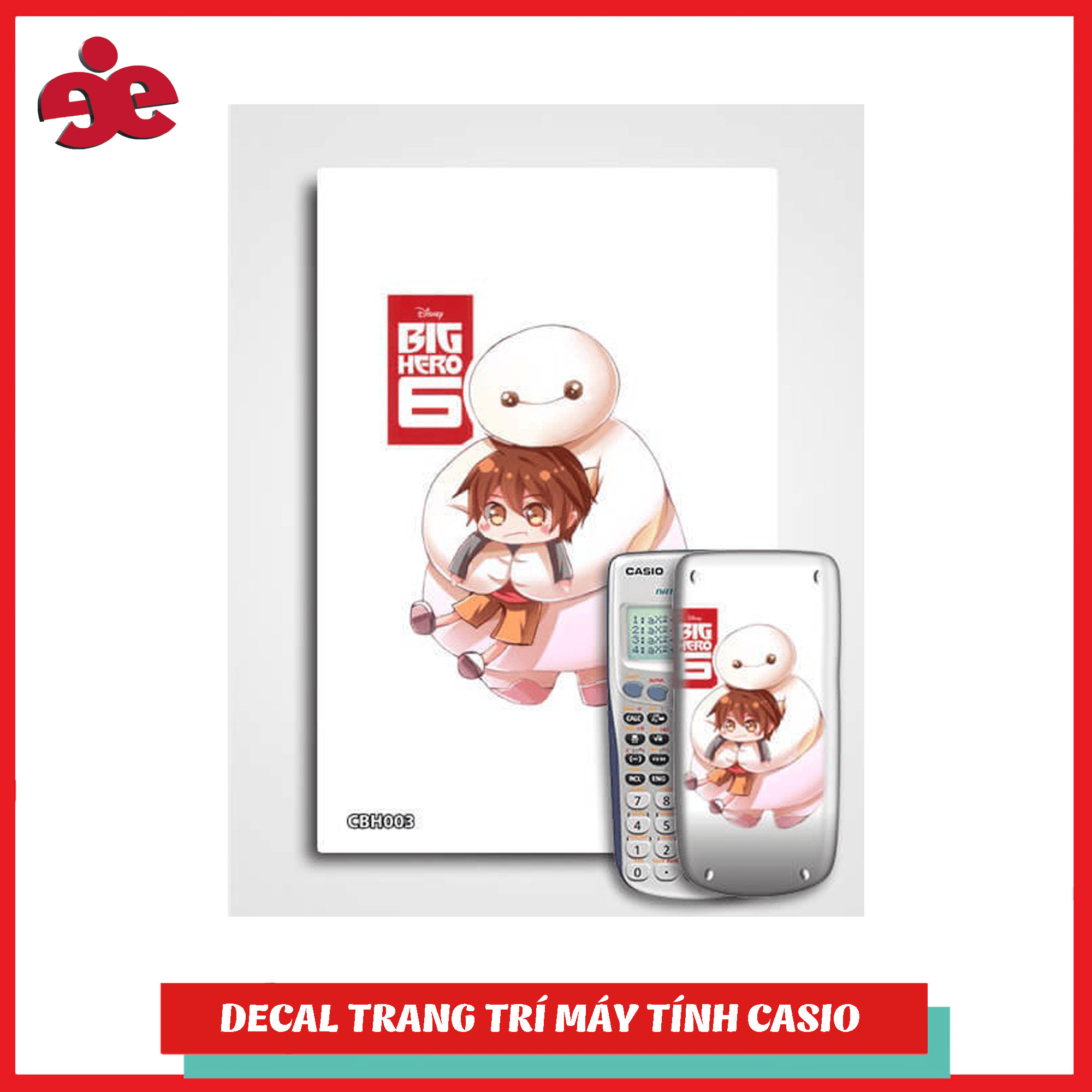 Decal trang trí máy tính casio/vinacal - CBH-003