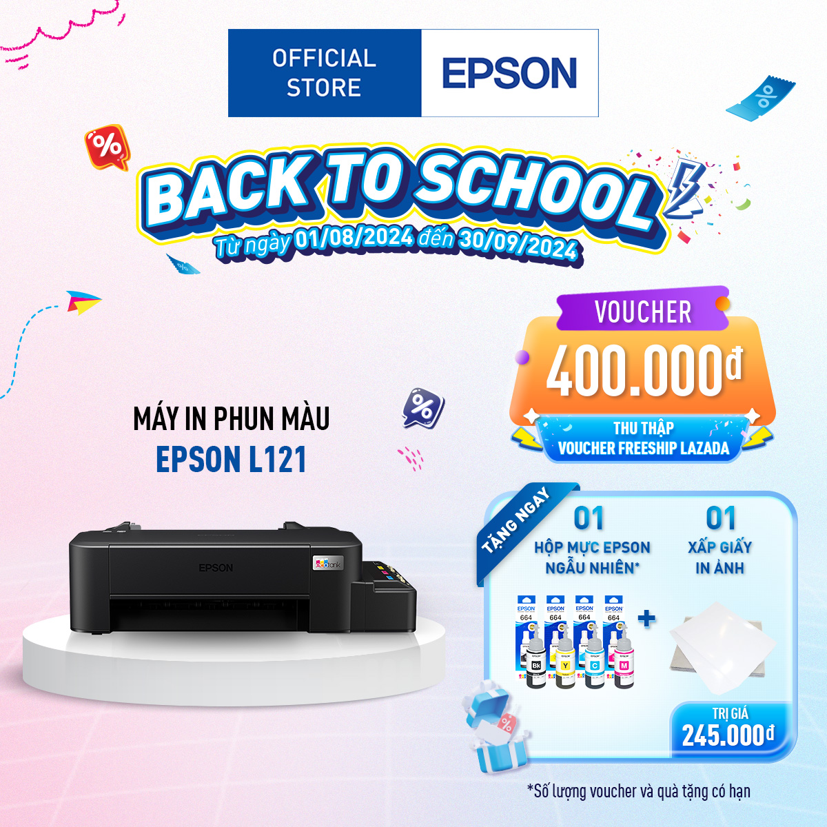 Máy in phun màu Epson Ecotank L121