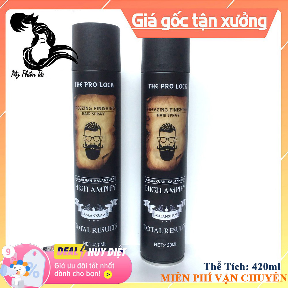 [ MIỄN PHÍ VC TOÀN QUỐC ] Keo xịt tóc nam, gôm xịt tóc The Prolock - Dễ dàng tạo nếp, mùi hương nước hoa sảng khoái dễ chịu, sử dụng để giữ form tóc một cách hoàn hảo, tăng độ cứng cho tóc.