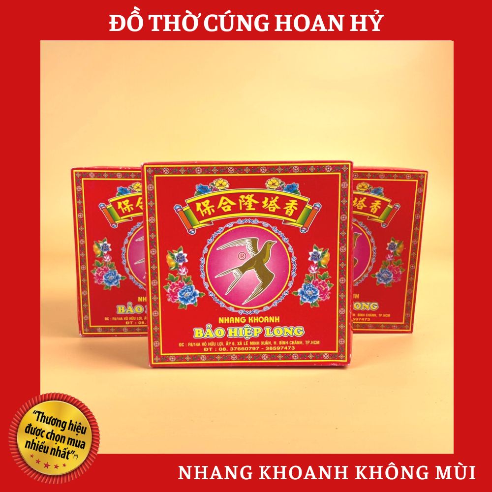 🙏 nhang khoanh không mùi bảo hiệp long - đồ thờ cúng hoan hỷ