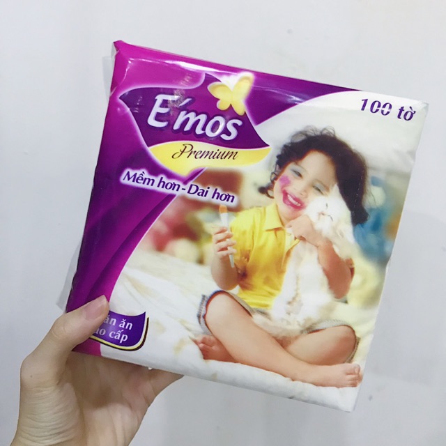[HCM]Khăn giấy Emos (100 tờ)