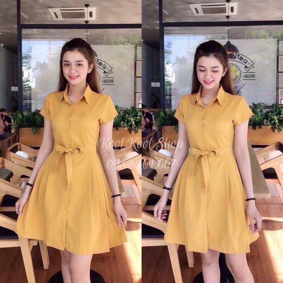 [HCM]ĐẦM SƠ MI SIÊU XINHKIỂU CÁCH TIỂU THƯ -QC39