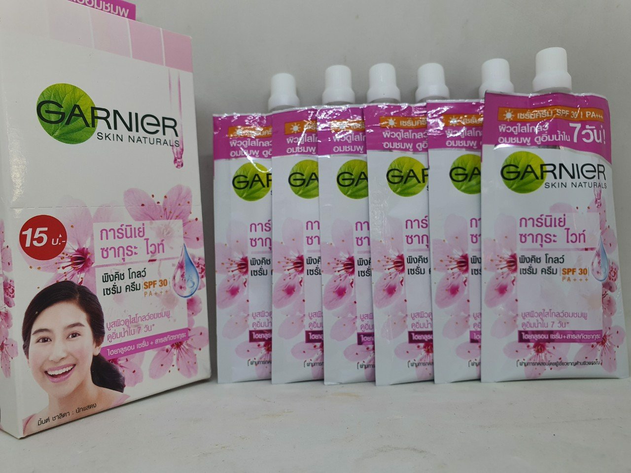 6 gói dưỡng Garnier Hồng