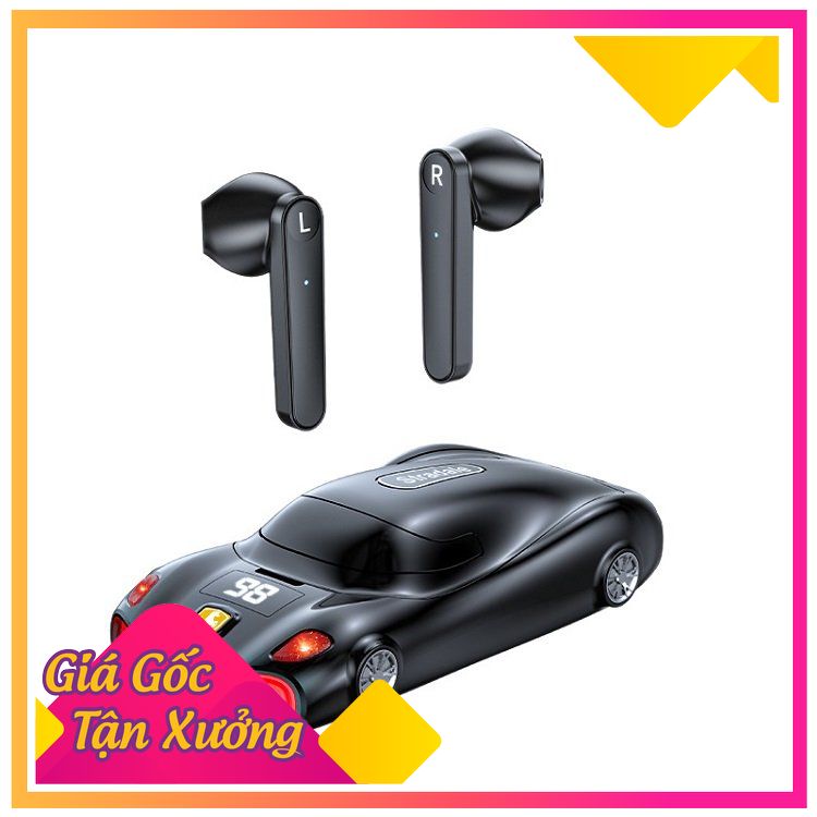Tai nghe bloutooth không dây l-24, tai nghe không dây nhét tai thiết kế mô hình siêu xe oto độc - lạ - chất