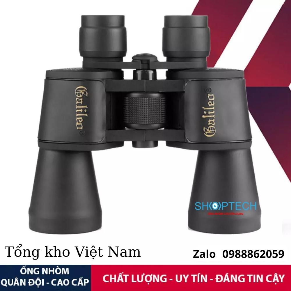 Ống nhòm 2 mắt Galileo 20x50 cao cấp, giá rẻ - Quân sự Mỹ - Chuyên dụng du lịch, dã ngoại, đi rừng, săn ong