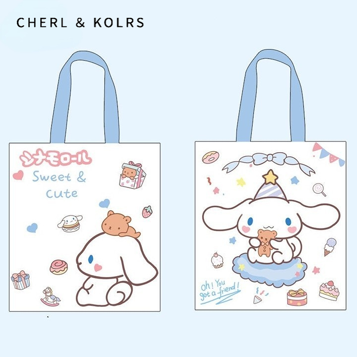 C&k⚡miễn phí vận chuyển⚡ túi nữ túi đeo một bên vai túi vải bố dễ thương túi tote