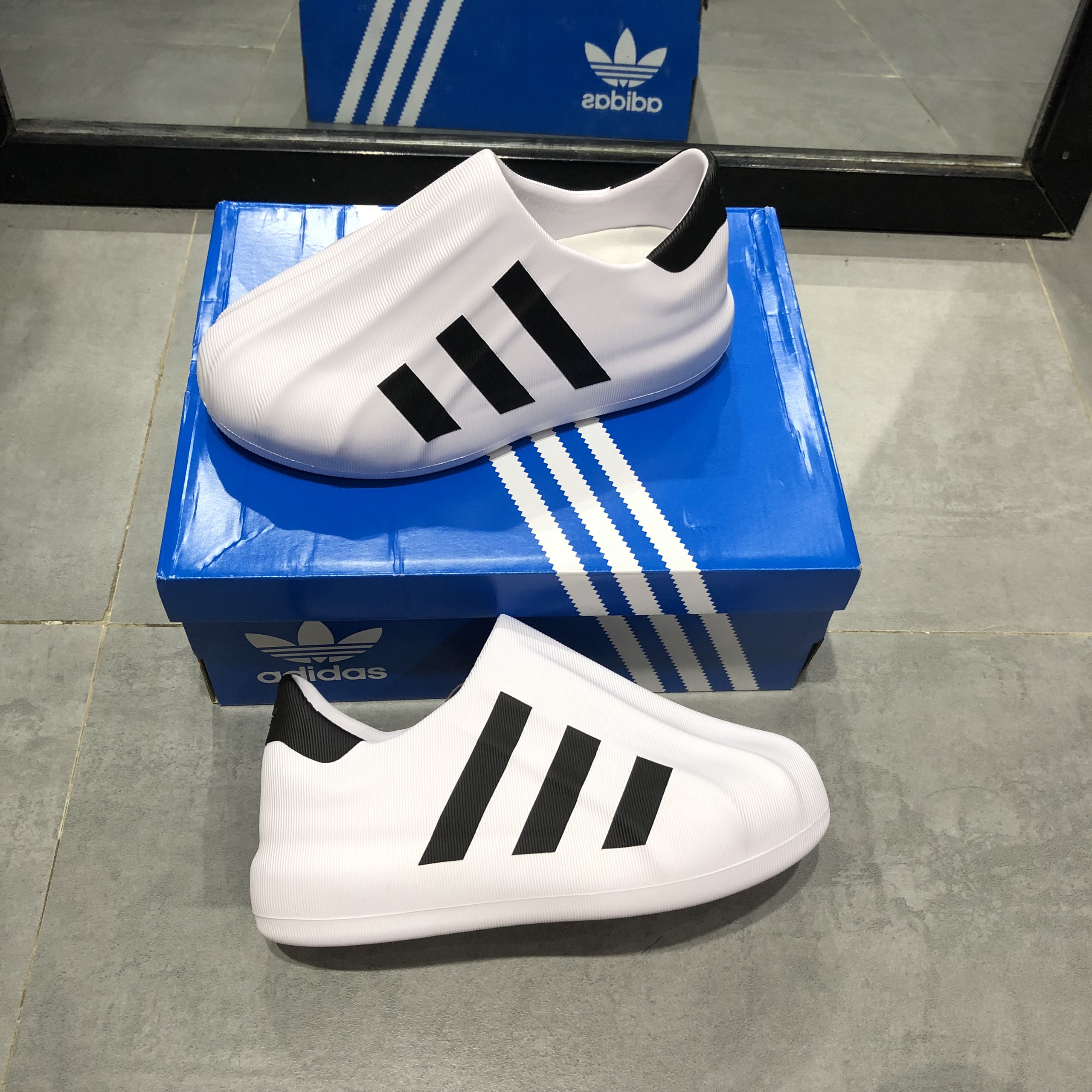 Giày adidas superstar shop slip on fake