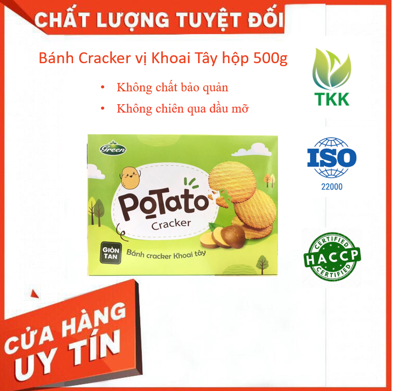 Bánh Khoai Tây Potato thơm ngon hộp 500g
