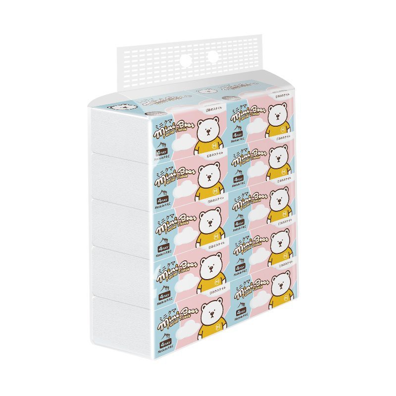 Khăn giấy rút Minibear Nhật
