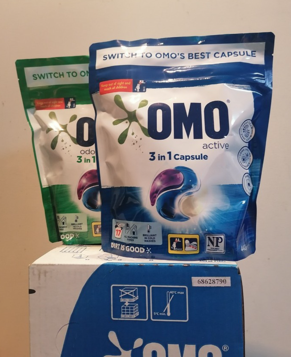 Túi viên giặt xả Omo