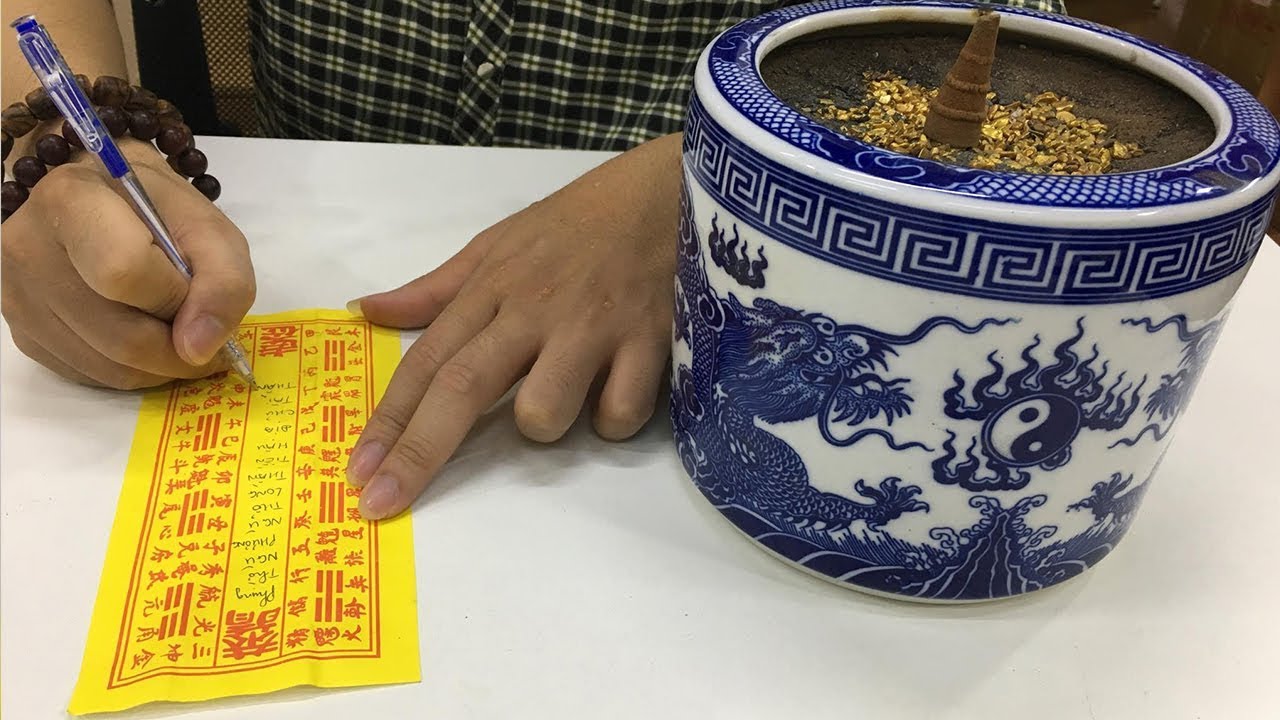 Giấy Dị Hiệu, Tờ Hiệu Bốc bát hương, bát nhang chuẩn