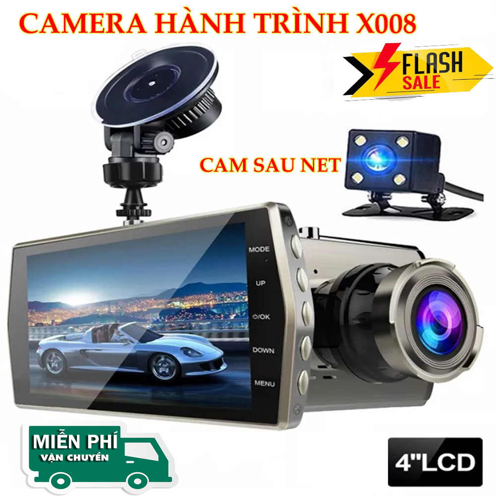 Camera hành trình VIETMAP X008 - Ống kính: 170° Góc quay rộng và cực nét Thiết bị dẫn đường Camera hành trình bảo hành 12 tháng