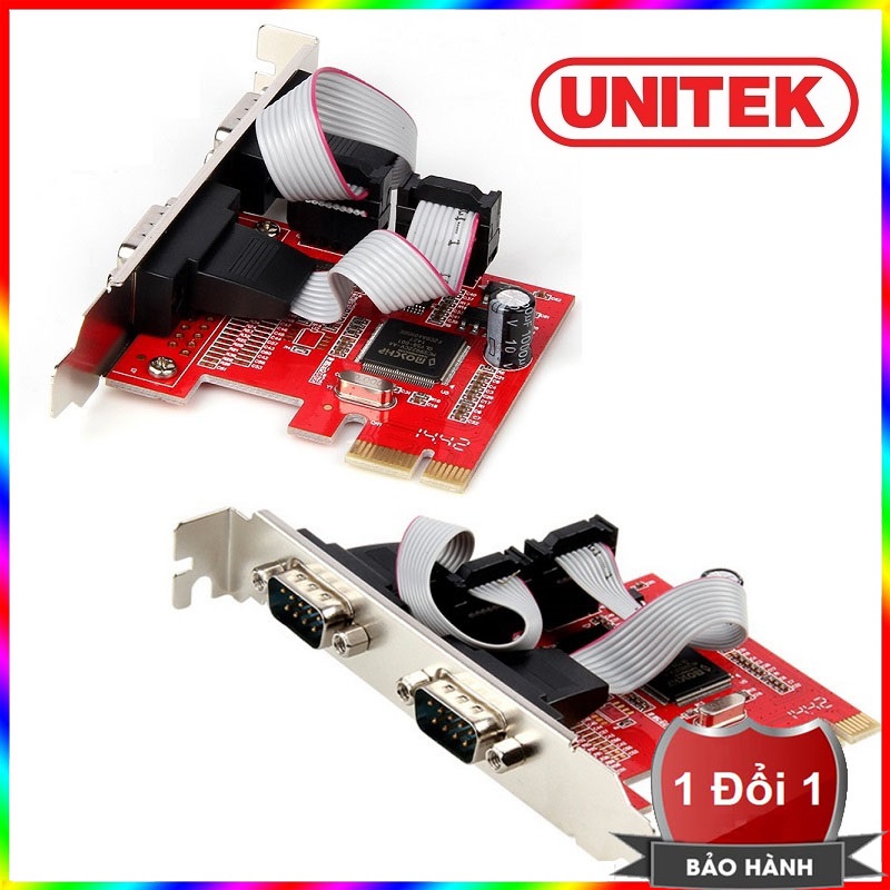 Card chuyển pci-e sang com 9 unitek y-7504