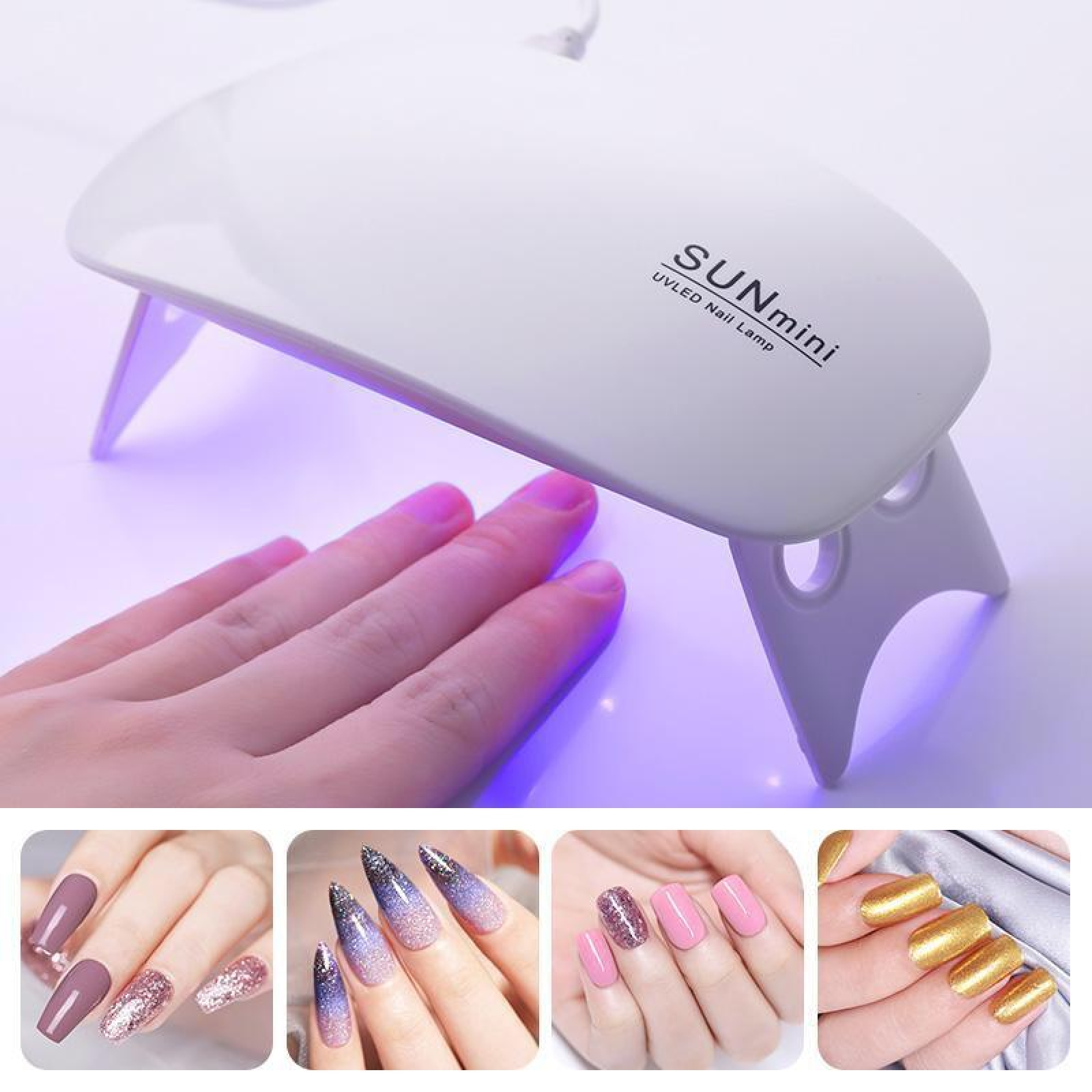 [ XẢ KHO ] Nơi Bán Phụ Kiện Làm Nail Uy Tín-Giá Rẻ-Chất Lượng Tốt, Máy Hơ Gel UV-LED SUNmini 6W Cao Cấp, Máy Làm Móng, Máy Sấy Móng Tay Chân Mini Cầm Tay, Giúp Móng Nhanh Khô, Giữ Bền Lớp Sơn Móng, An Toàn Sử Dụng, Không Hại Mắt