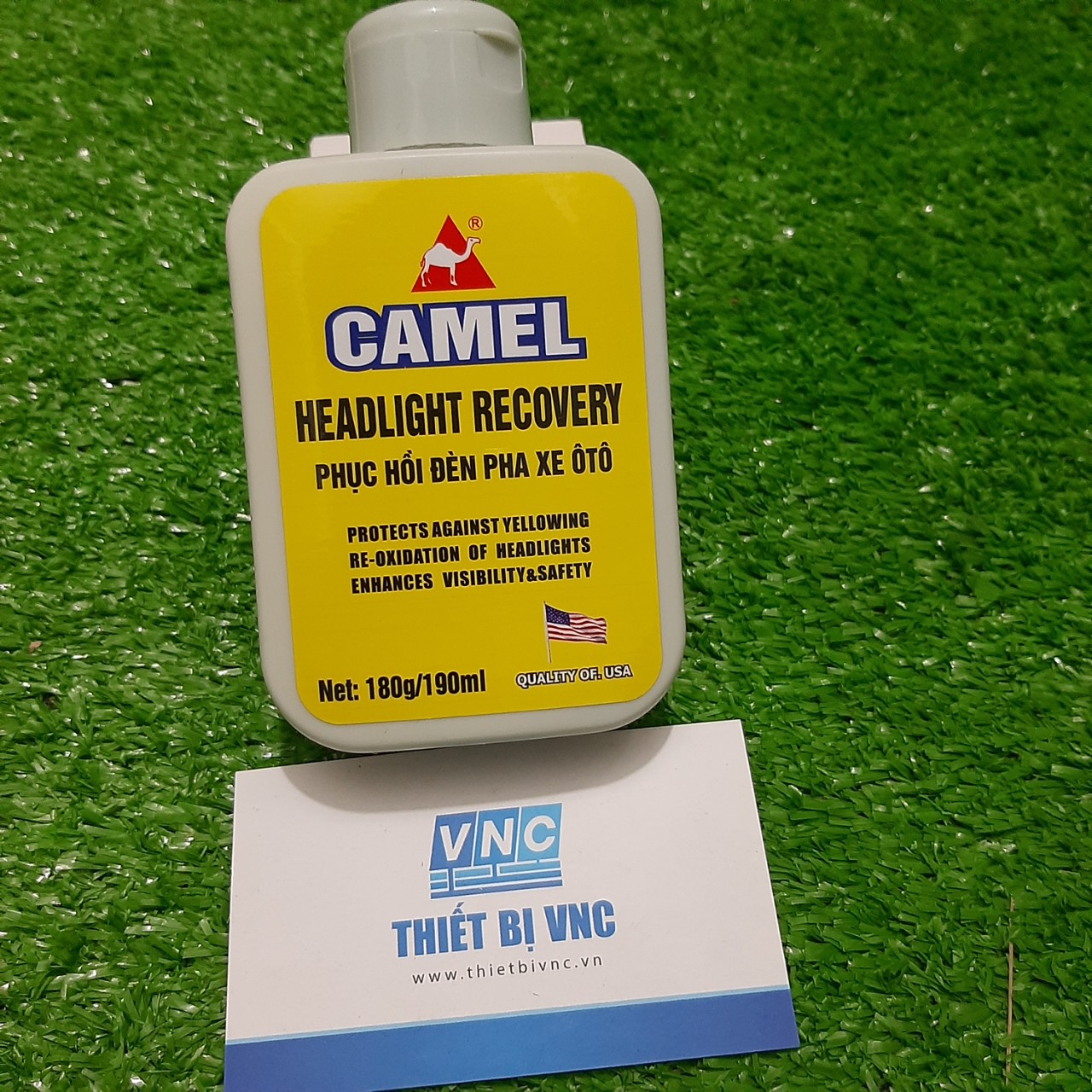 Chai phục hồi đèn pha xe máy, ô tô Camel giúp sáng bóng đèn xe