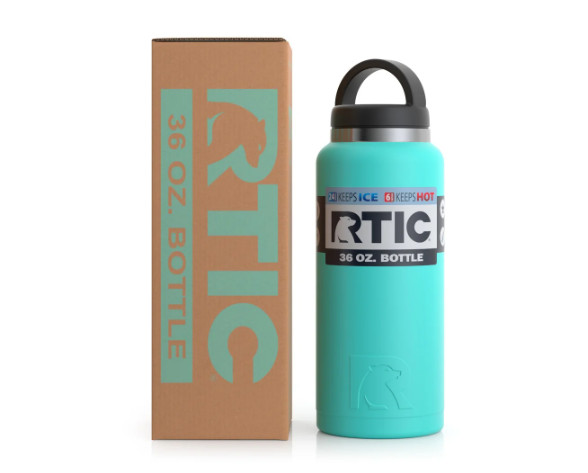 Bình giữ nhiệt rtic bottle 36oz - giữ đá 24h, giữ nóng 6h - hàng mỹ chính hãng - thép không gỉ, nắp vặn kín