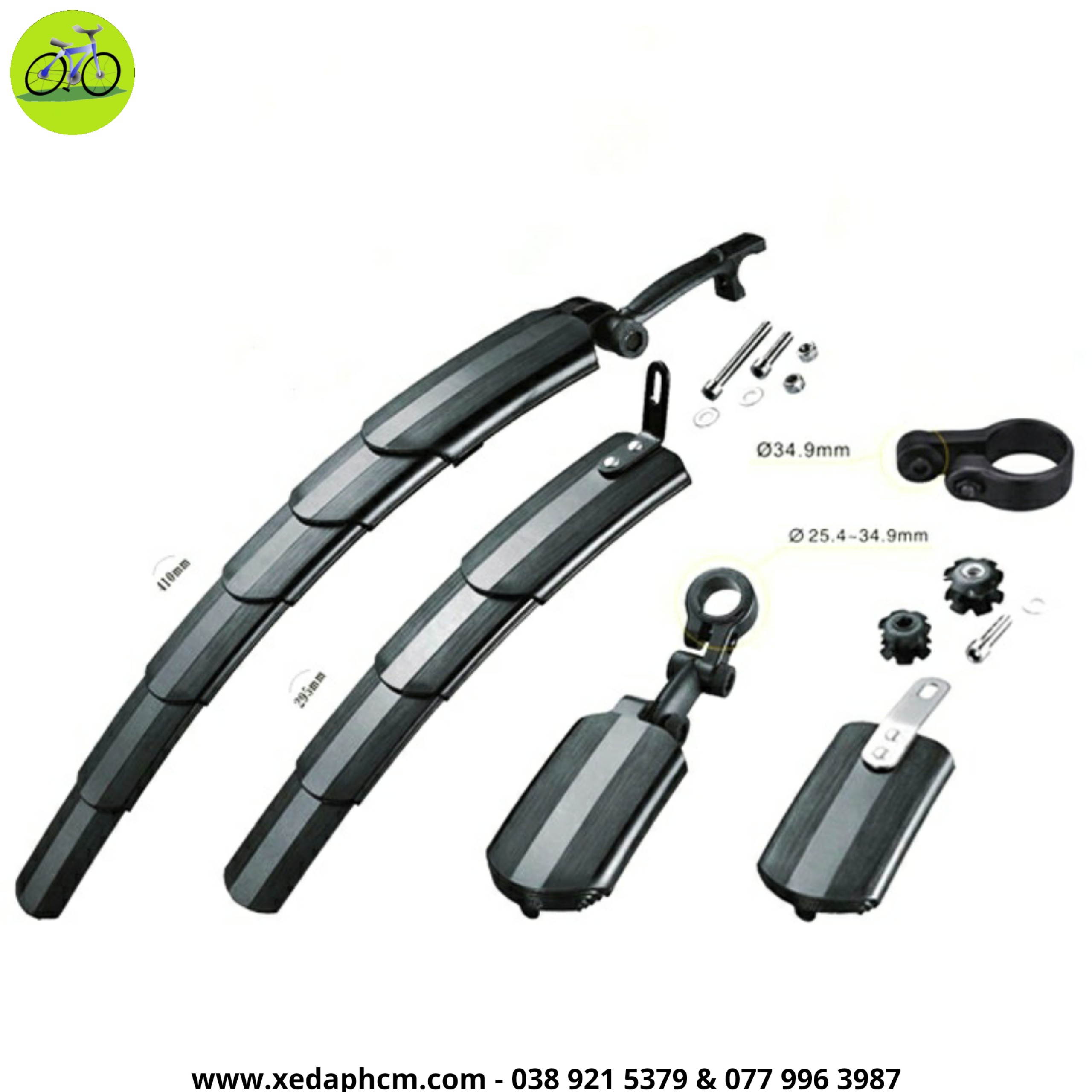 [HCM]Dè Xe Đạp Gấp Xếp  Dè Xe Đạp Đa Năng Kéo Rút Cho Xe Đạp Thể Thao