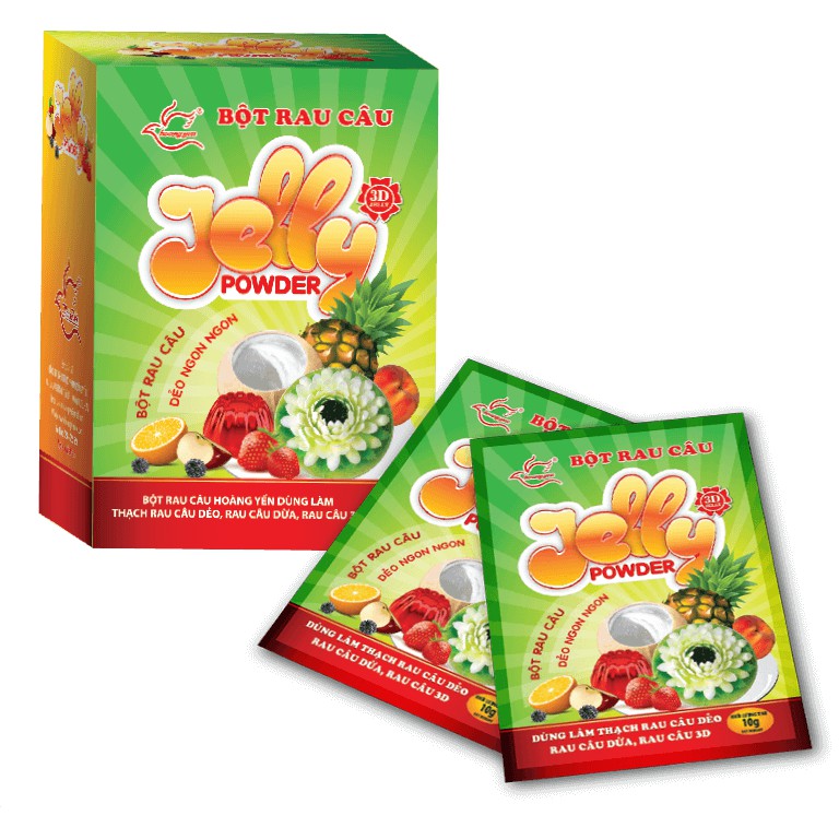 Bột Rau Câu Dẻo Rovin Jelly Rovin Hoàng Yến