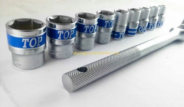 Cần tuýp cong l 1/2, đầu tuýp top từ 8 đến 32, khẩu, típ 3/4, cục típ top đa năng