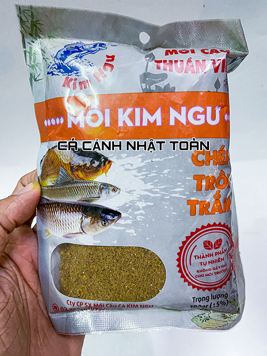"hoàn tiền đến 10%" mồi cám câu cá kim ngư cá chép trôi trám cỏ mồi câu thuần việt 180g