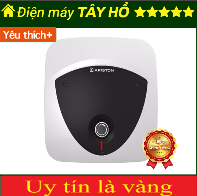 [GIAN HÀNG UY TÍN][HÀNG CHÍNH HÃNG]Bình nóng lạnh gián tiếp Ariston 6 lít AN LUX 6 BE 1.5 FE (undersink)