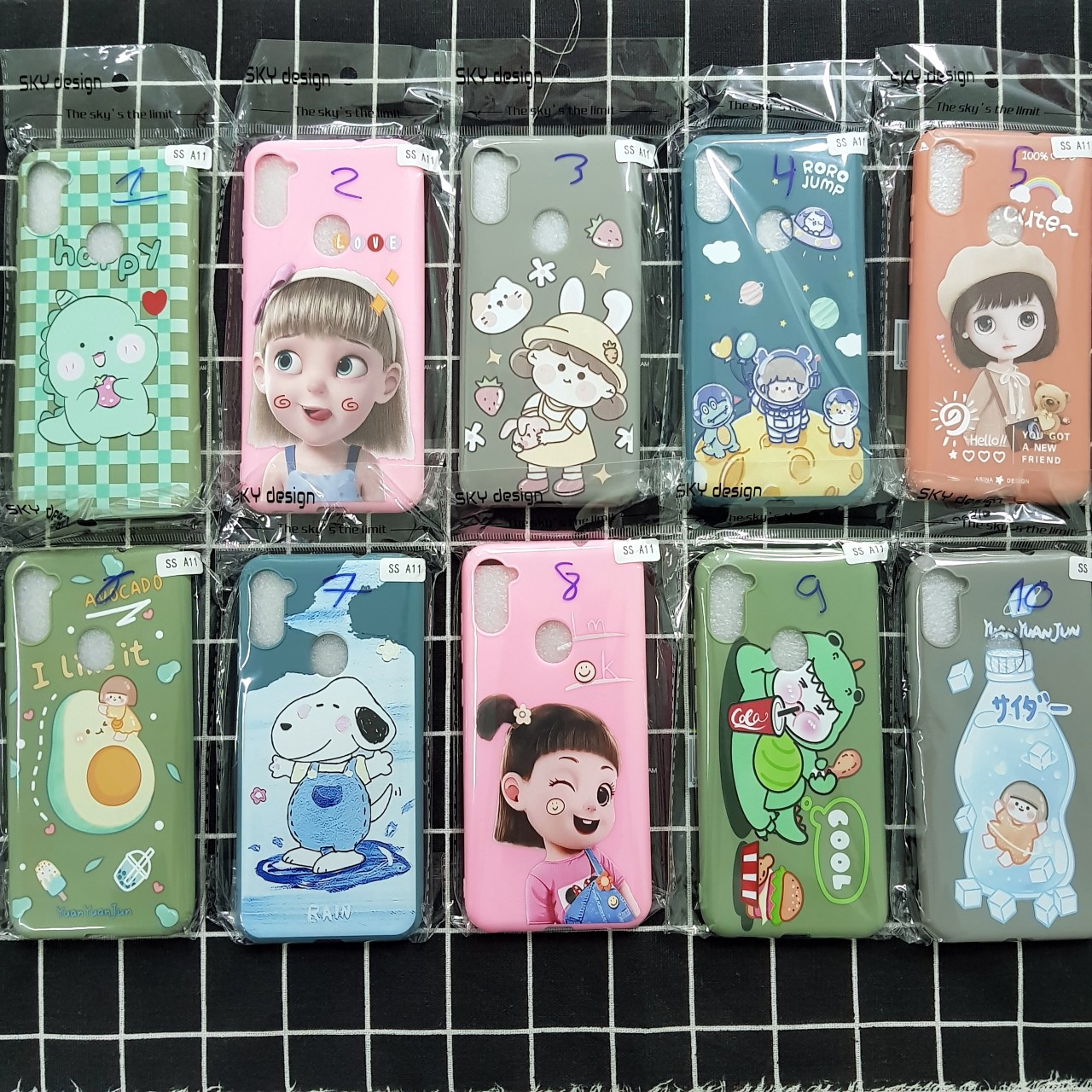 [Nhiều mẫu] ốp Lưng vali dẻo cute Cho SamSung A11 cute