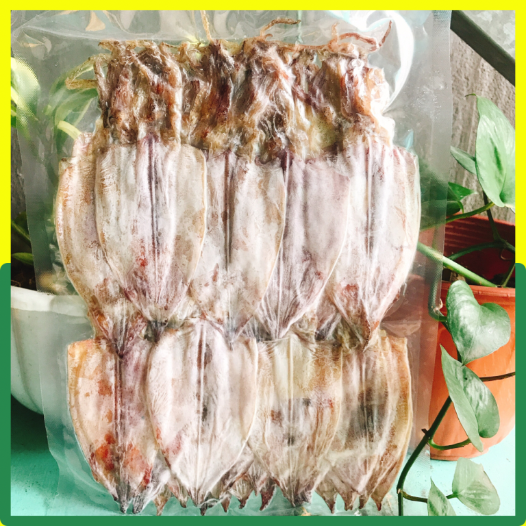 150gr khô mưc chuẩn câu,ngọt mực loại 50 con/500g Hàng Chuẫn Phan Thiết