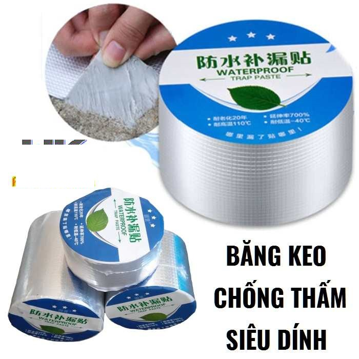 Băng keo siêu dính dán mọi thứ chống thấm Nhật Bản | Cuộn băng dán chống thấm nước, chống nứt, chống nắng, chống dột