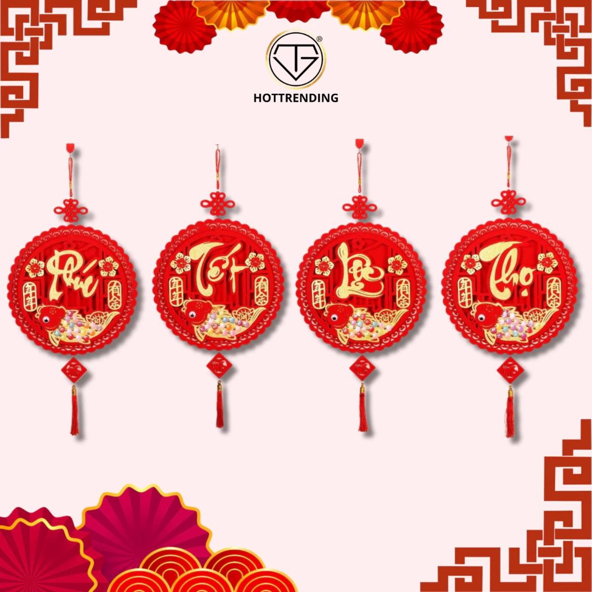  Dải Khánh Treo Trang Trí Tết Decor Nhà Cửa Chữ Tết Phúc Lộc Thọ 