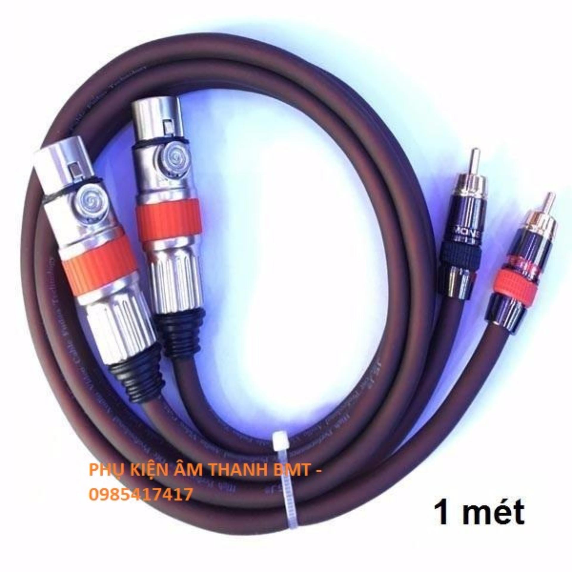 Cặp dây jack canon cái ra av 1m / 1.5m / 2m / 3m / 5m