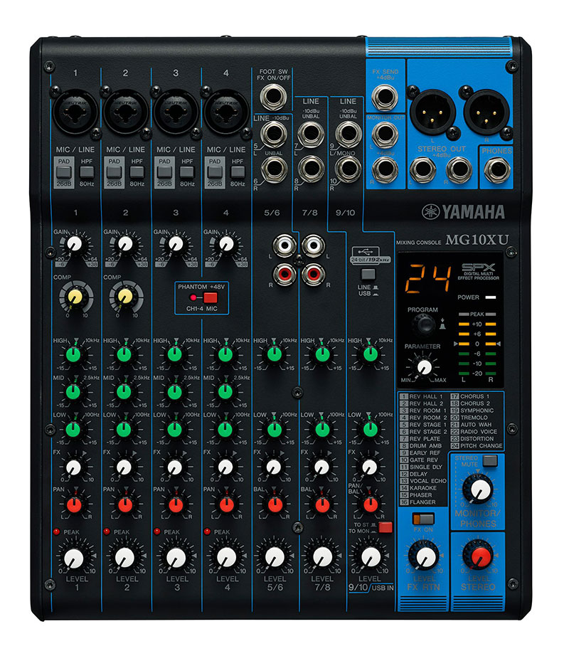Bàn mixer yamaha mg10xu