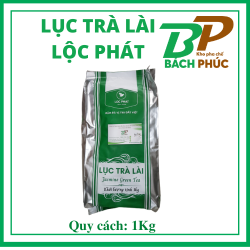 Lục trà lộc phát 1kg - nguyên liệu pha chế trà trái cây - kho pha chế bách phúc