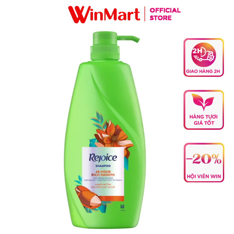 - Dầu gội Rejoice siêu mượt chai 650g