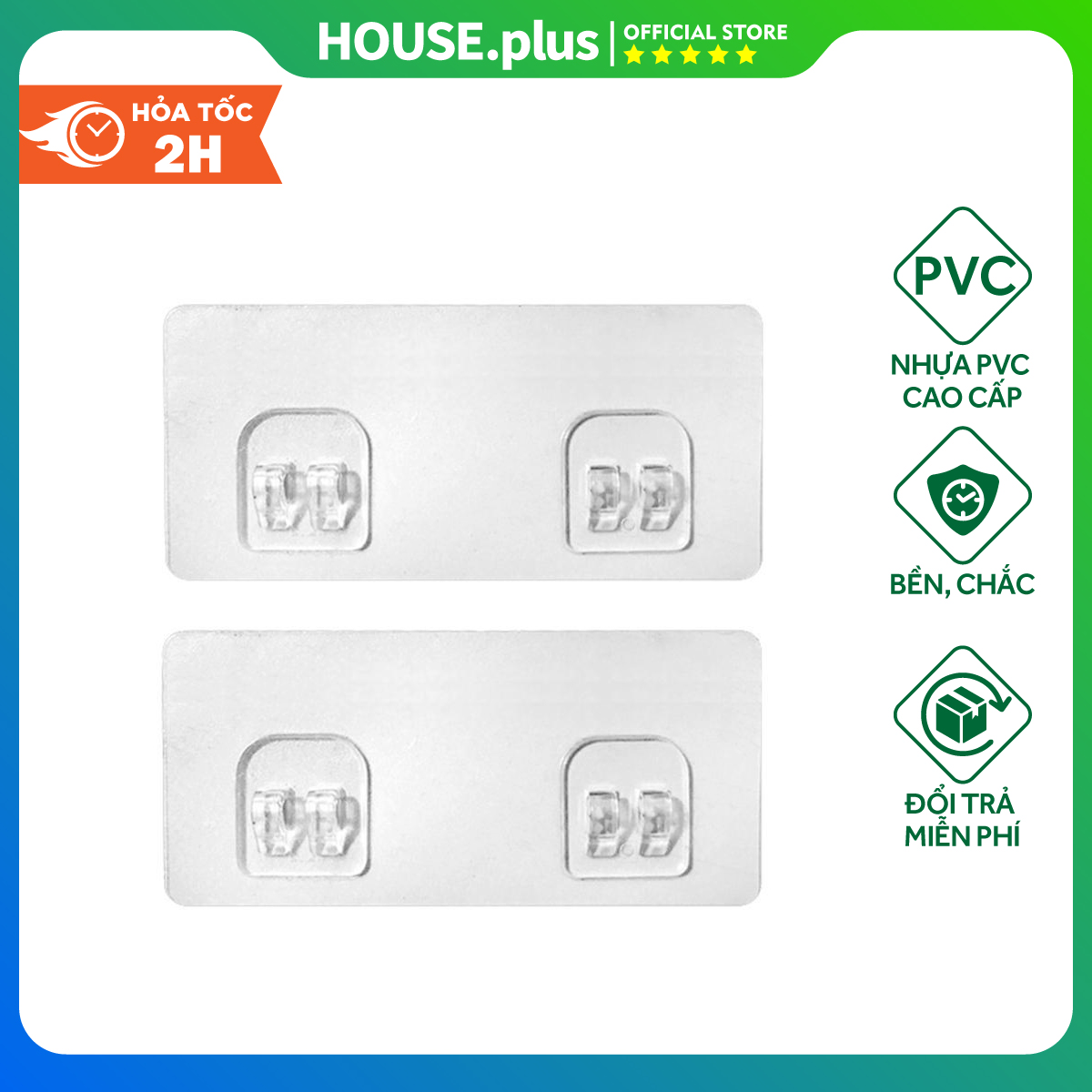 Bộ 02 Miếng Dán Thay Thế Kệ Góc, Kệ Hình Chữ Nhật Sắt Dán Tường - Miếng Dán Dự Phòng Cho Kệ Nhà Tắm Nhà Bếp