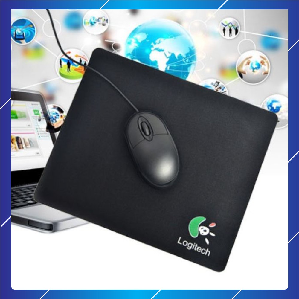 Lót Chuột / Pad Mouse Quang Logitech Kích Thước 220 X 180Mm, Giá Rẻ, Chất Lượng, 1 Đổi 1 Nếu Sản Phẩm Lỗi