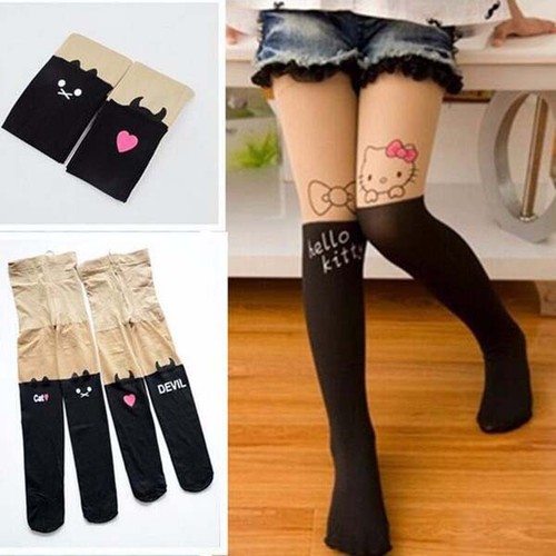 [ SIÊU HOT ] Quần tất Hello kitty cho bé gái từ 3-12 tuổi -Quần Tất 3d SK Đánh Lừa Thị Giác