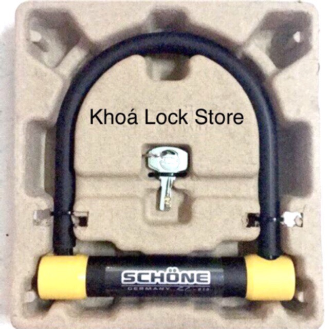 [HCM]Ổ khoá xe Schone chữ U tiêu chuẩn ĐỨC SC-210