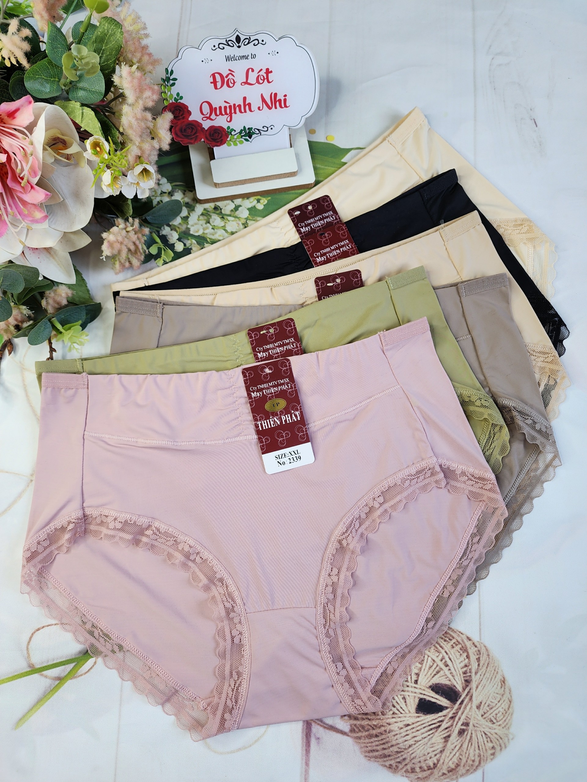 Combo 5 và 10 Quần Lót Nữ Thun Lạnh Lưng Cao BIG SIZE Cao Cấp [2339] Size 60 - 72 Kg Chất Vải Thoáng Mát Co Giãn Tốt