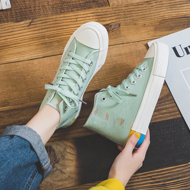 Giày Nữ Cao Cổ Thời Trang Phong Cách Mời Màu Đẹp