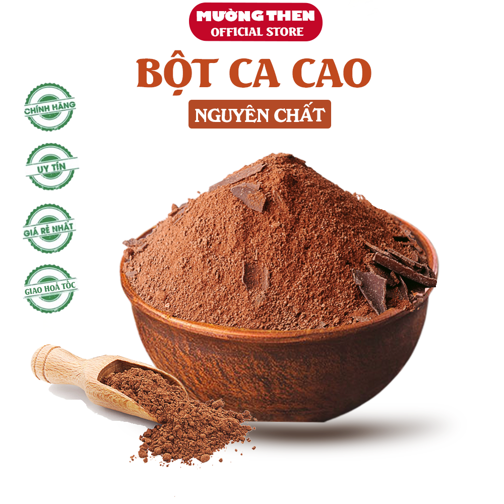 Bột Ca Cao Nguyên Chất Hương Vị Thơm Ngon Dùng Làm Bánh ngọt, đồ Uống cực thơm ngon