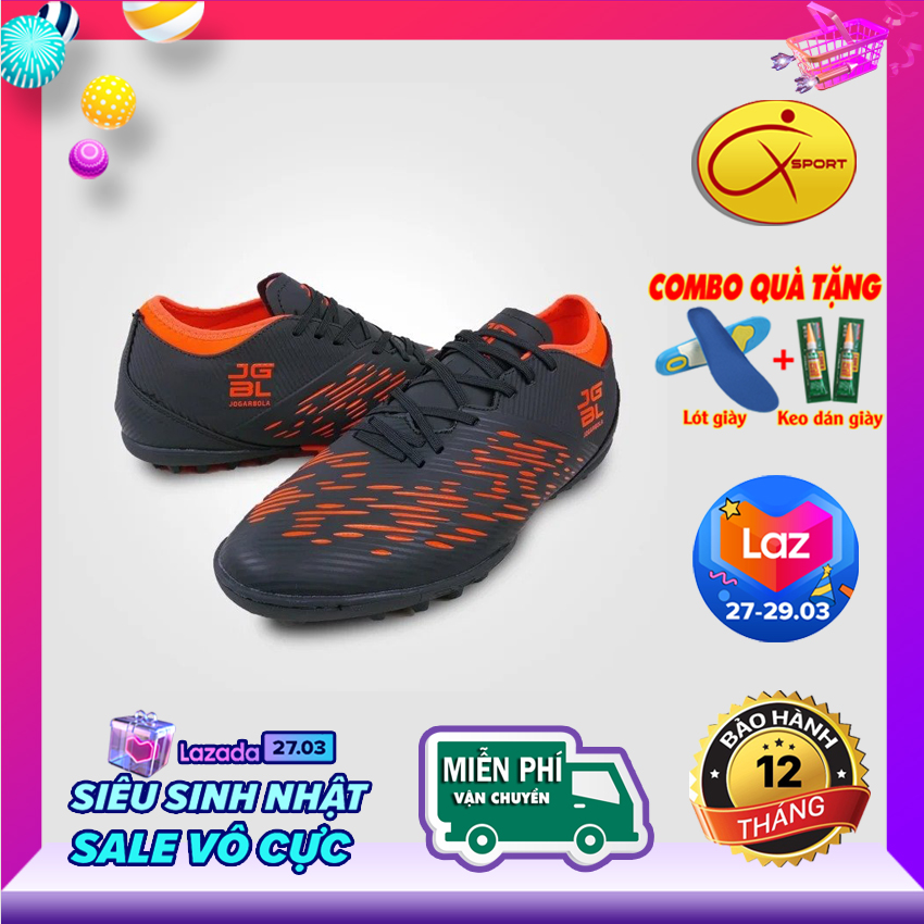 [Q-Sport]-[4 Màu] Giày đá bóng Jogarbola X-Factor 190424B Động lực phân phối, sân cỏ nhân tạo, khâu đế, mềm mại
